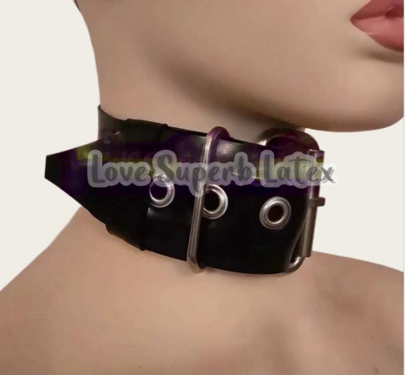 0.4mm Sexy Latex Neck Choker R - Men Accessories For Neck 评论和价格