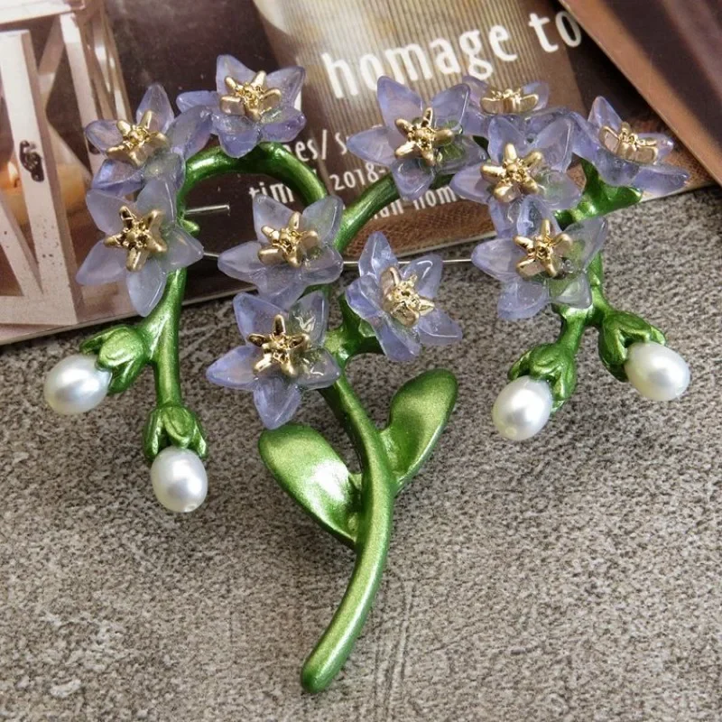 Classic Retro Imitation Pearl  - Men Accessories Bouquet 评论和价格