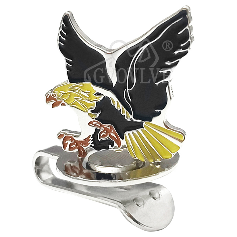 1pc Yellow Eagle Golf Hat Clip - Men'S Yellow Accessories 评论和价格