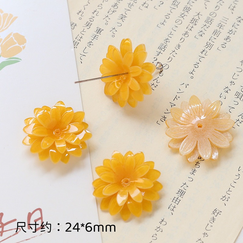 50pcs/lot 24mm yellow color pr - Men'S Yellow Accessories 评论和价格