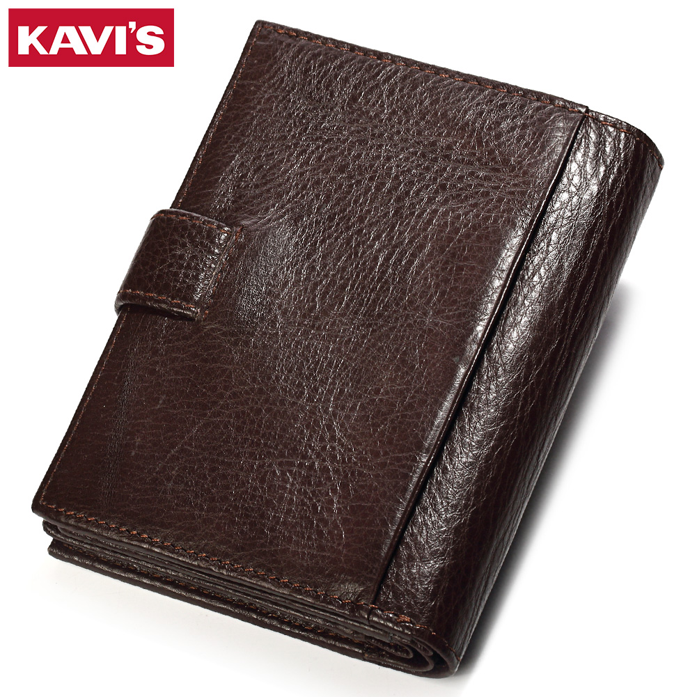KAVIS Genuine Leather Wallet M - Coin Holder Men 评论和价格