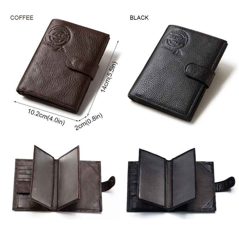 KAVIS Genuine Leather Wallet M - Coin Holder Men 评论和价格