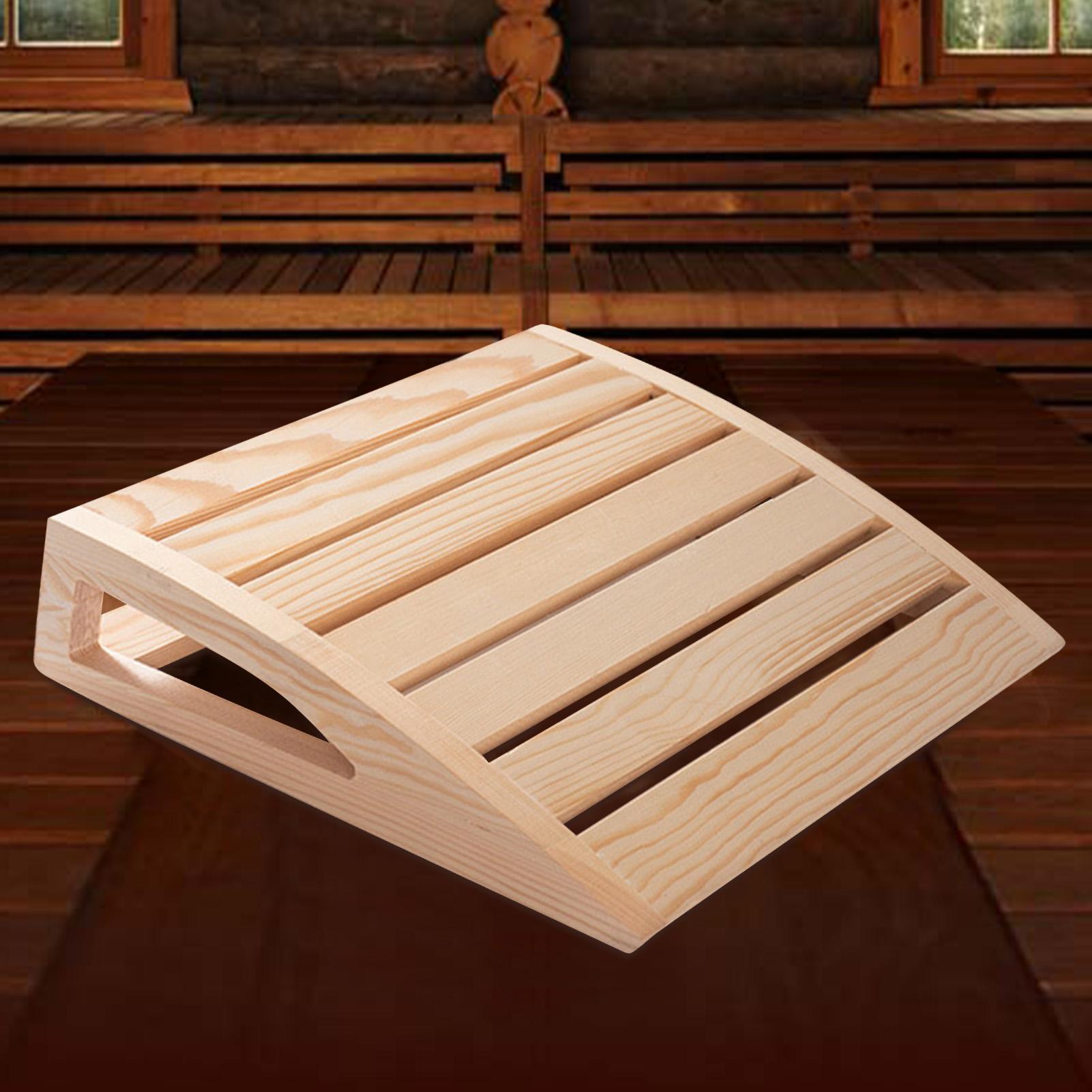 Wooden Sauna Headrest Handmade - Men Accessories For Neck 评论和价格
